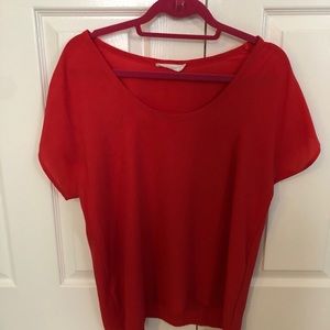 Lush Reddish orange top